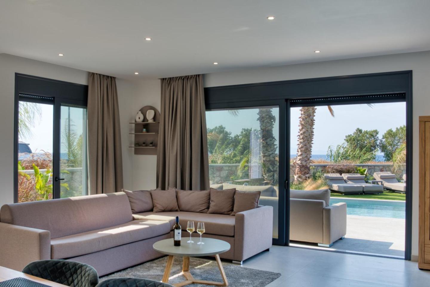 Penelope Beachfront Villa Kremastí Exterior foto